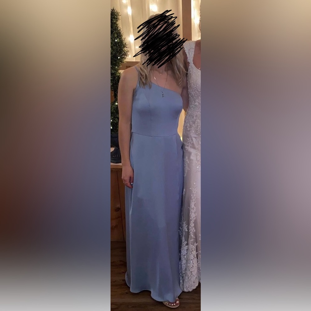 Elegant Blue Women's Dress